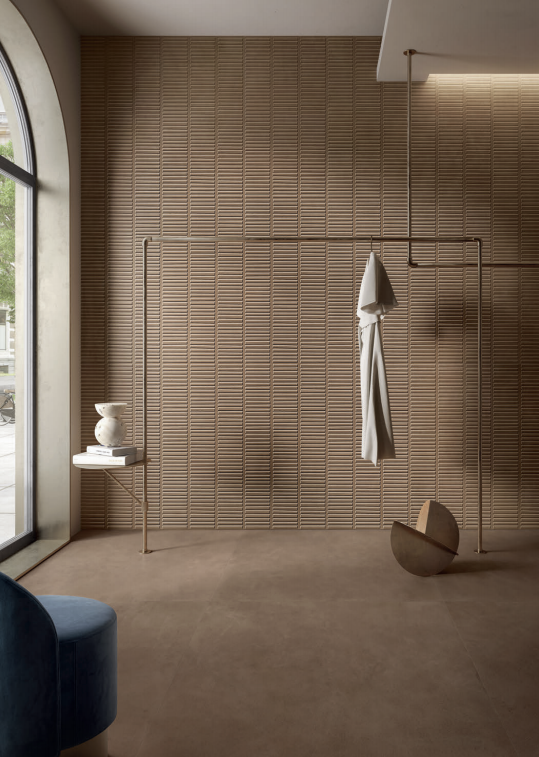 hoek paradijs Veel Lands Terracotta Stripes - Keramische tegels | Designtegels.nl