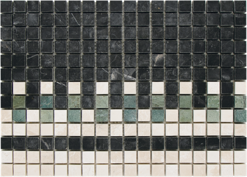 Mosaic Border Block Pattern Bottocino