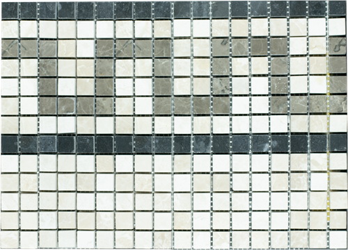 SAM Mosaic Border Half Pattern Bottocino