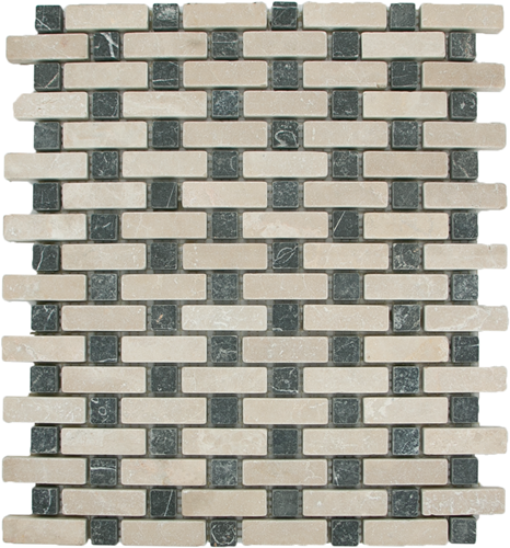SAM Mosaic Brick Basket Bottocino Toros Black