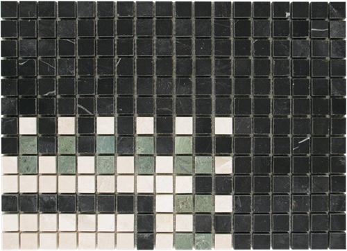 Mosaic Corner Block Pattern Bottocino
