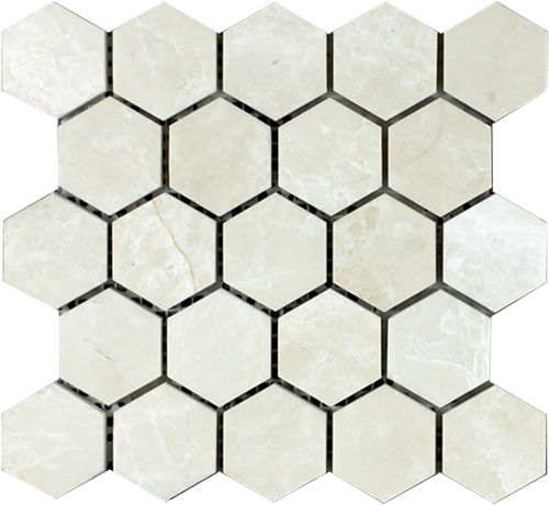 MINI SAM Mosaic Hexagon Plain Bottocino
