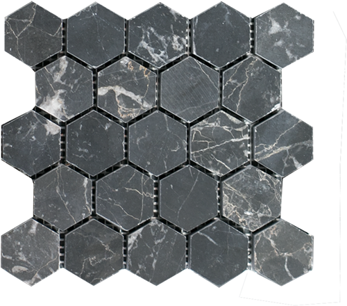 MINI SAM Mosaic Hexagon Plain Toros Black