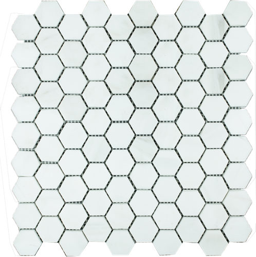 Mosaic Hexagon Plain Dolomit