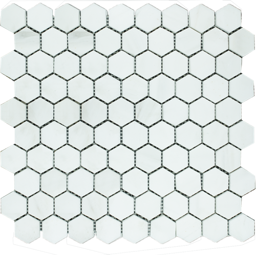 Mosaic Hexagon Plain Dolomit