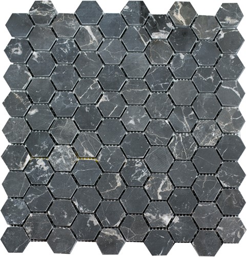 SAM Mosaic Hexagon Plain Toros Black