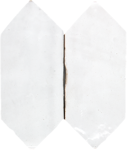 Platta Neige Blanc Art Deco