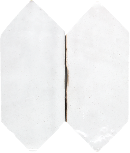 SAM Platta Neige Blanc Art Deco