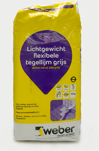 Tile adhesive (15kg) webercol LC 220