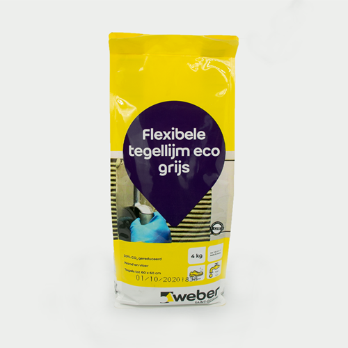 Tile adhesive (4kg) Weber tile flex Eco