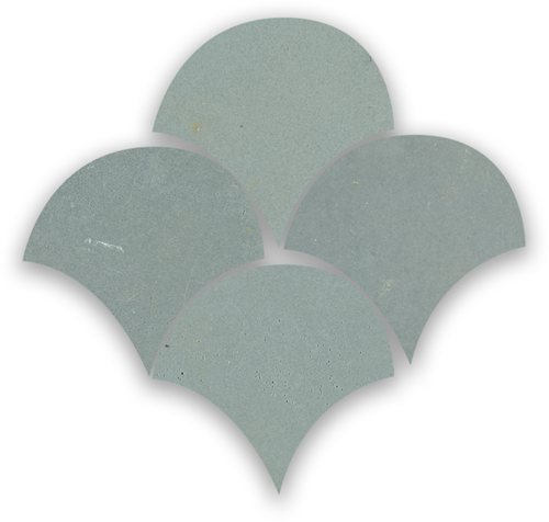 Zellige Ciment Poisson Echelles 5x5cm