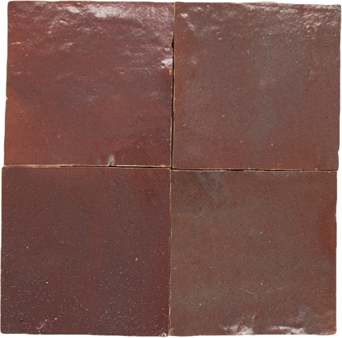 SAM Zellige Aubergine Clair 10x10cm