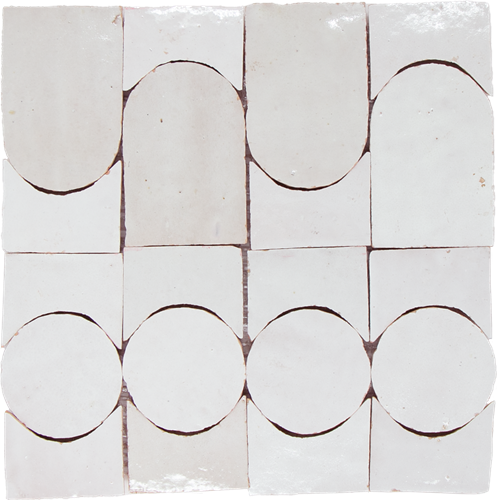 Zellige Blanc Soleil Mosaic