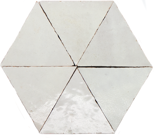 Zellige Blanc Triangle