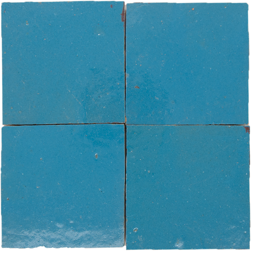 Zellige Bleu Ciel 10x10cm