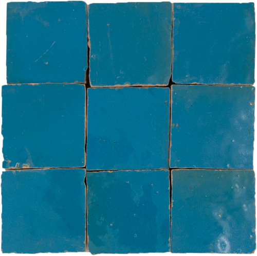 Zellige Bleu Ciel 5x5cm