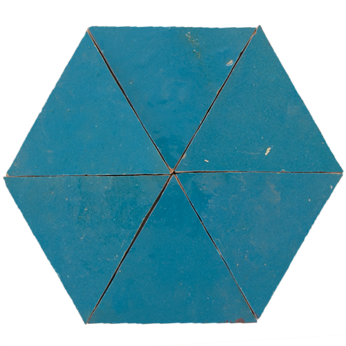 SAM Zellige Bleu Ciel Triangle