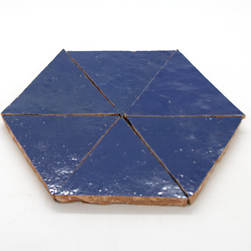 SAM Zellige Bleu Foncee Triangle