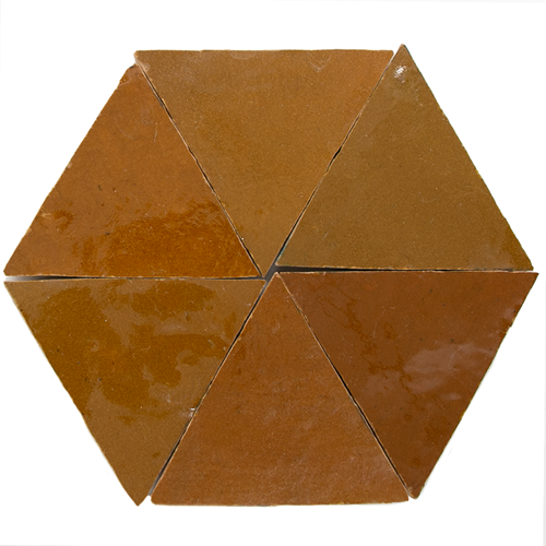 Zellige Caramel Triangle