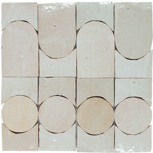 Zellige Ecru Soleil Mosaic