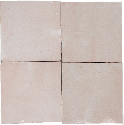 Zellige Gris Rose 10x10cm