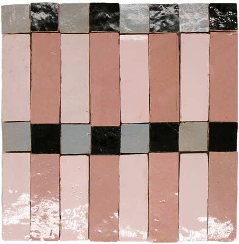 SAM Zellige Metropole Rose Rose Mosaic