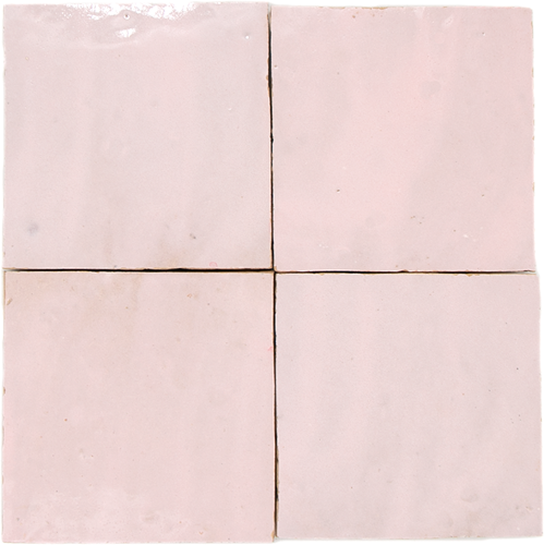Zellige Pastel Rose 10x10cm