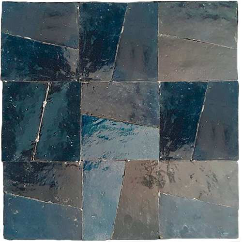 Zellige Bleu Nuit Oblique