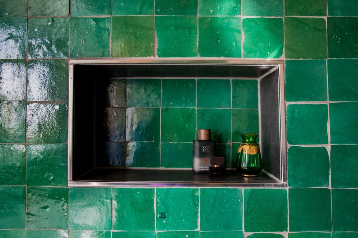 straf perspectief Vervagen Zellige Vert Foncee - Marokkaanse wandtegels | Designtegels