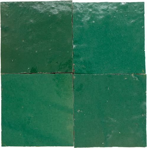 Zellige Vert Foncee 10x10cm