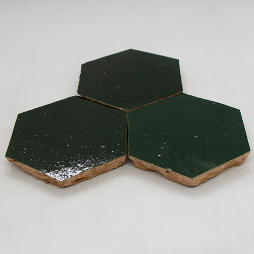 SAM Zellige Vert Mousse Hexagone