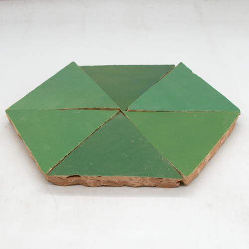 SAM Zellige Vert Pomme Triangle