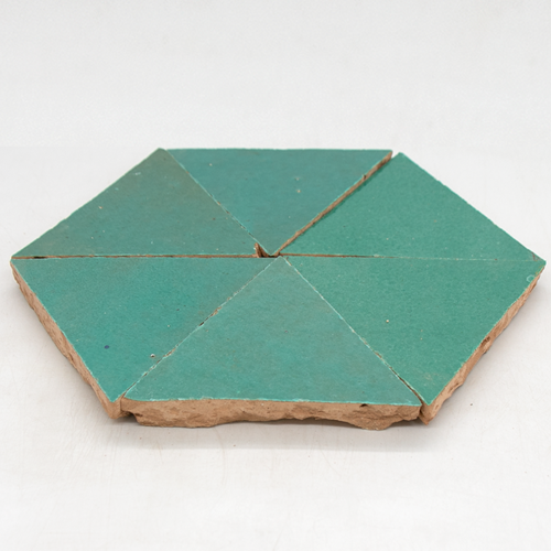 SAM Zellige Vert Turquoise Triangle